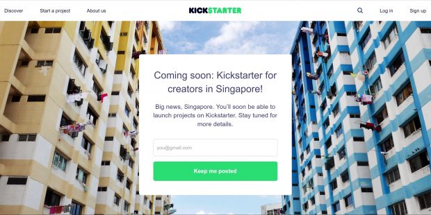 kickstarter in singapore