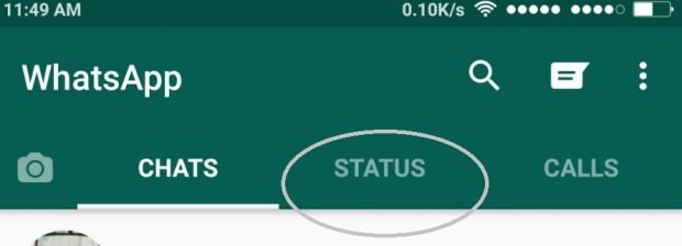 WhatsApp's new status feature