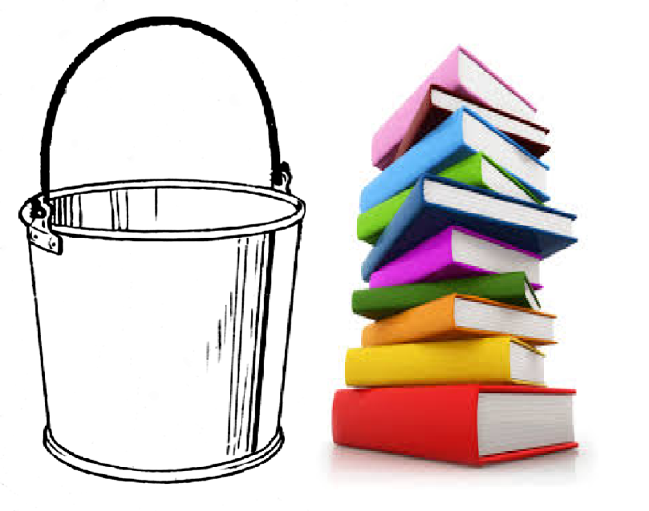 Library Book Bucket The Book Bucket Challenge - Pinch Of Social